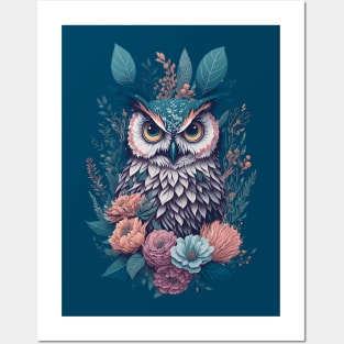 Retro Owl Posters and Art